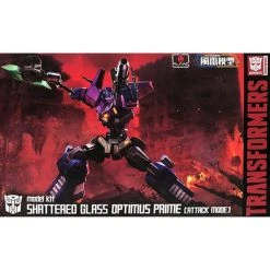 Flame Toys Shattered Glass Optimus Prime (Attack Mode) Transformers Furai Model Plastic Model Kit 15 Cm -Funko Shop 203125001564122863 2511443