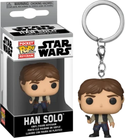 FUNKO Han Solo Star Wars Pocket POP! Vinyl Keychains 4 Cm Portachiavi