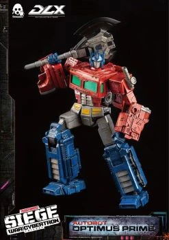 ThreeZero Optimus Prime Transformers: War For Cybertron Trilogy DLX Action Figure 25 Cm -Funko Shop x 3z0202 o