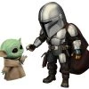 BEAST KINGDOM Star Wars The Mandalorian Egg Attack Action Action Figures The Mandalorian & The Child 7 - 17 Cm -Funko Shop x bkdeaa 111 k