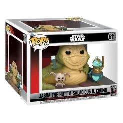 FUNKO Jabba W/Salacious Star Wars Return Of The Jedi 40th Anniversary POP! Deluxe Vinyl Figure 9 Cm - 611