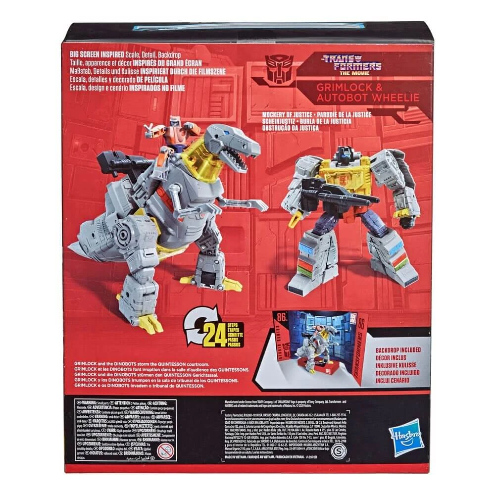 Hasbro - Transformers Grimlock E Autobot Wheelie Transformers Studio Series Leader Class Action Figure 2021 Wave 1 8 Hasbro - Transformers Grimlock E Autobot Wheelie Transformers Studio Series Leader Class Action Figure 2021 Wave 1 - immagine 6