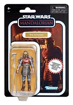 Hasbro - Black Series The Armorer Star Wars The Mandalorian Vintage Collection Carbonized Action Figure 2021 10 Cm