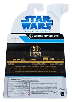 Hasbro - Black Series Anakin Skywalker Star Wars The Clone Wars Black Series Lucasfilm 50th Anniversary Action Figure 2021 -Funko Shop x hasf2809 i 1