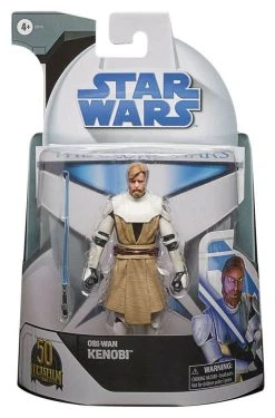 Hasbro - Black Series Obi-Wan Kenobi Star Wars The Clone Wars Black Series Lucasfilm 50th Anniversary Action Figure 2021 -Funko Shop x hasf2810 b 1