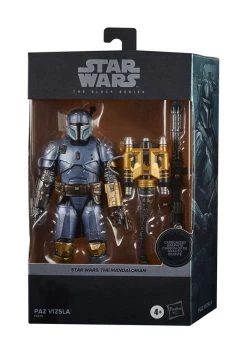 Hasbro - Black Series Paz Vizsla Star Wars The Mandalorian Black Series Carbonized Action Figure 2021 15 Cm