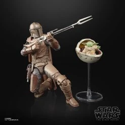 Hasbro - Black Series Star Wars The Mandalorian Black Series Action Figure 2021 The Mandalorian & Grogu (Arvala-7) 15 Cm -Funko Shop x hasf2882 f
