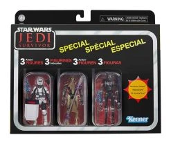 Hasbro - Black Series Star Wars Jedi: Survivor Vintage Collection Gaming Greats Action Figure 3-Pack 2022 Special 10 Cm