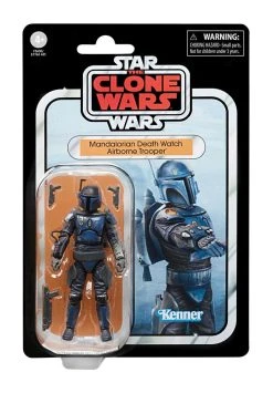 Hasbro - Black Series Star Wars: The Clone Wars Vintage Collection Action Figure 2023 Mandalorian Death Watch Airborne Trooper 10 Cm