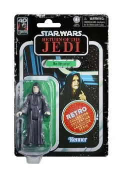 Hasbro - Black Series The Emperor Star Wars Episode VI Retro Collection Action Figure 10 Cm