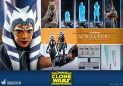 Hot Toys Ahsoka Tano Star Wars The Clone Wars Action Figure 1/6 29 Cm -Funko Shop x hot906960 s