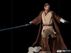Iron Studios Star Wars Deluxe BDS Art Scale Statue 1/10 Obi-Wan Kenobi 28 Cm -Funko Shop x is12807 e