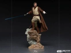 Iron Studios Star Wars Deluxe BDS Art Scale Statue 1/10 Obi-Wan Kenobi 28 Cm -Funko Shop x is12807 f