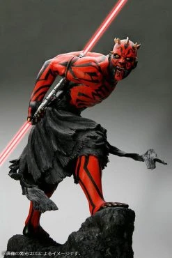 Kotobukiya Star Wars ARTFX PVC Statue 1/7 Darth Maul Japanese Ukiyo-E Style Light-Up Edition 28 Cm -Funko Shop x ktosw166 h 1