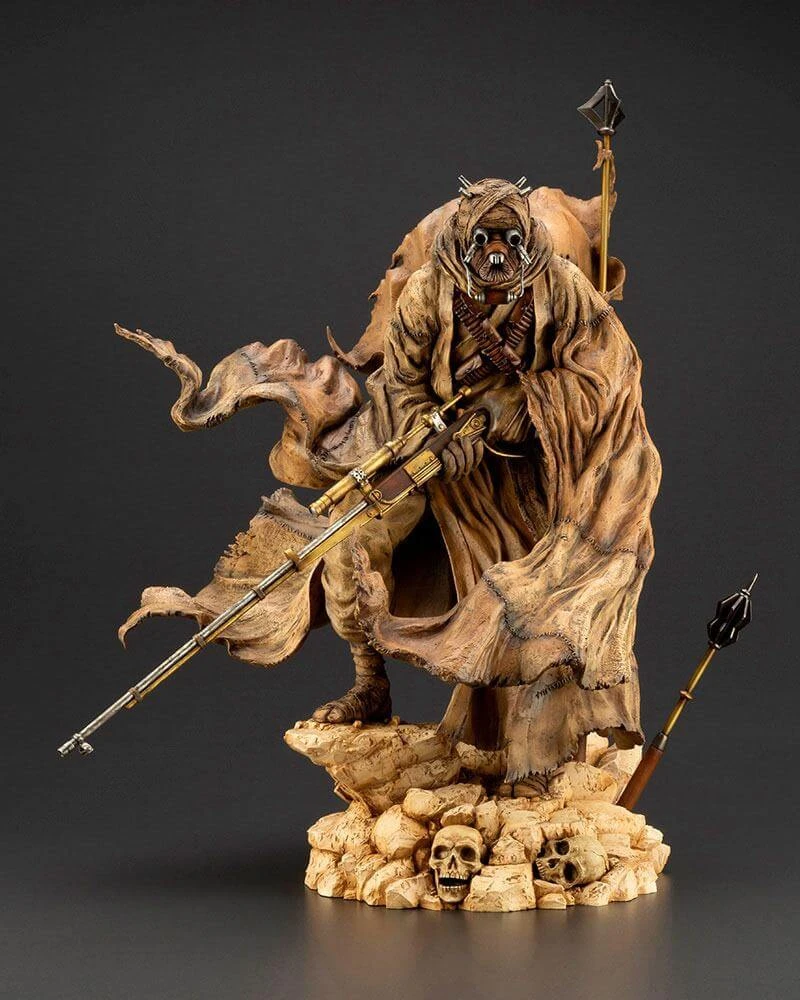 Kotobukiya Tusken Raider Barbaric Desert Tribe Star Wars ARTFX PVC Statue 1/7 Artist Series Ver. 33 5 Kotobukiya Tusken Raider Barbaric Desert Tribe Star Wars ARTFX PVC Statue 1/7 Artist Series Ver. 33 - immagine 3