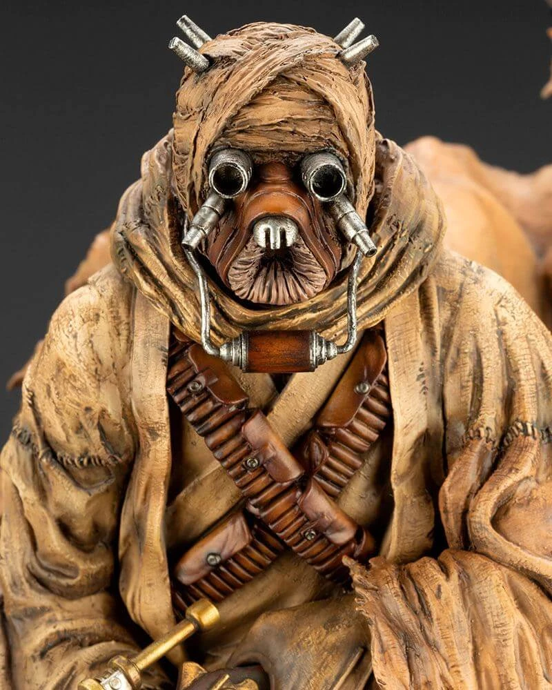 Kotobukiya Tusken Raider Barbaric Desert Tribe Star Wars ARTFX PVC Statue 1/7 Artist Series Ver. 33 12 Kotobukiya Tusken Raider Barbaric Desert Tribe Star Wars ARTFX PVC Statue 1/7 Artist Series Ver. 33 - immagine 10