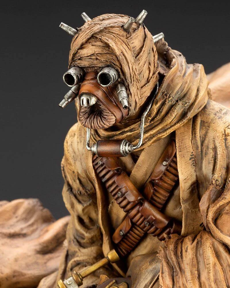 Kotobukiya Tusken Raider Barbaric Desert Tribe Star Wars ARTFX PVC Statue 1/7 Artist Series Ver. 33 13 Kotobukiya Tusken Raider Barbaric Desert Tribe Star Wars ARTFX PVC Statue 1/7 Artist Series Ver. 33 - immagine 11