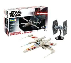 Revell Star Wars Model Kit Gift Set 1/57 X-Wing Fighter & 1/65 TIE Fighter