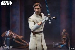 Sideshow Collectibles Obi-Wan Kenobi Star Wars The Clone Wars Action Figure 1/6 30 Cm -Funko Shop x ss100463 d