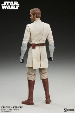 Sideshow Collectibles Obi-Wan Kenobi Star Wars The Clone Wars Action Figure 1/6 30 Cm -Funko Shop x ss100463 l